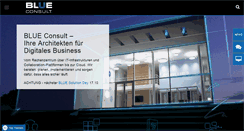 Desktop Screenshot of blue-consult.de